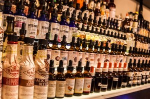 The Bitters selection at Lily Blacks in Melbourne.