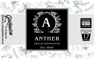 gintonica - 60mm x 38mm advent bottle - anther