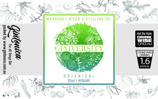 gintonica - 60mm x 38mm advent bottle - ginversity - botanical