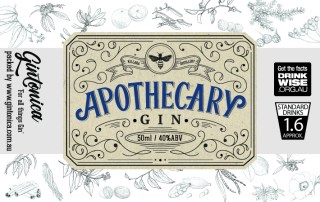 gintonica - 60mm x 38mm advent bottle - killara