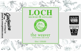 gintonica - 60mm x 38mm advent bottle - loch