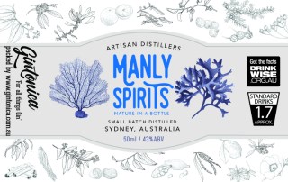 gintonica - 60mm x 38mm advent bottle - manly spirits v2