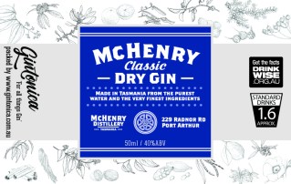 gintonica - 60mm x 38mm advent bottle - mchenry - classic gin