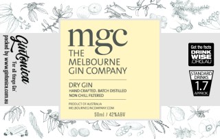 gintonica - 60mm x 38mm advent bottle - melbourne gin co
