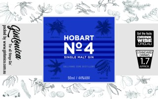 gintonica - 60mm x 38mm advent bottle - sullivans cove